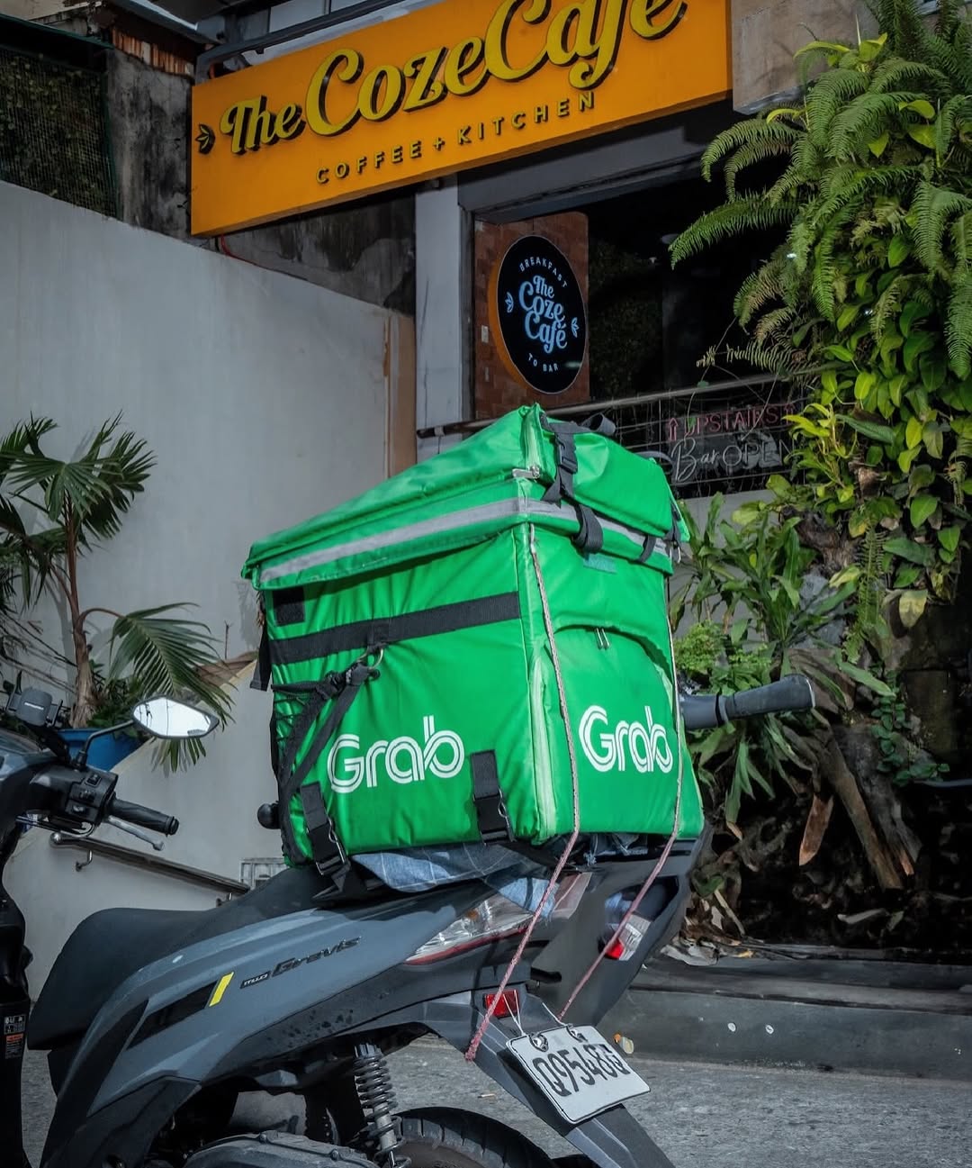 The Coze Café exterior — Banawe Street storefront